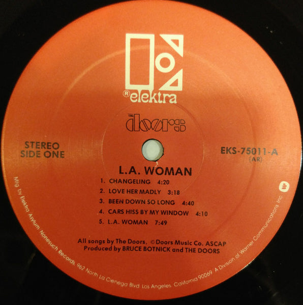 The Doors – L.A. Woman (1971) - VG+ LP Record 1979 Elektra RARE Mix USA Vinyl - Psychedelic Rock / Classic Rock / Blues Rock - Shuga Records