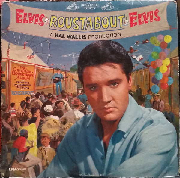 Elvis Presley - Roustabout (1964) - VG LP Record 1965 RCA USA Mono Original Vinyl - Rock & Roll / Soundtrack - Shuga Records