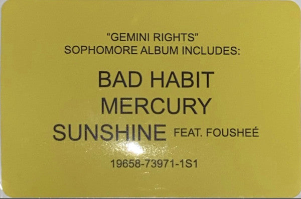 Steve Lacy - Gemini Rights - New LP Record 2022 RCA L-M USA Vinyl