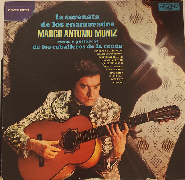 Marco Antonio Muñiz & Los Caballeros De La Ronda - La Serenata De Los Enamorados VG+ LP Record 1974 Arcano USA Vinyl - Latin / Bolero - Shuga Records