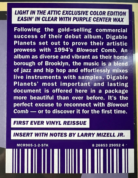 Digable Planets - Blowout Comb (1994) - New 2 LP Record 2023 Light