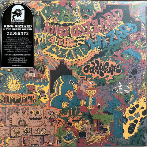 King Gizzard And The Lizard Wizard – Oddments (2014) - New LP Record 2022 ATO Flightless Purple Vinyl - Psychedelic Rock / Garage Rock