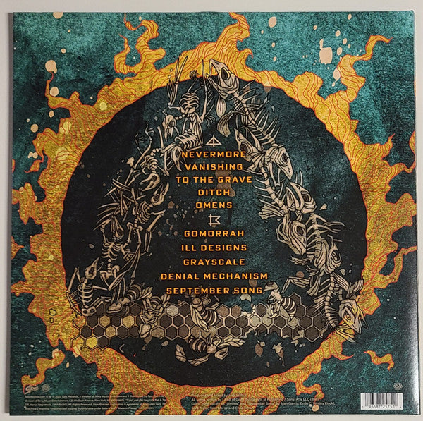 Lamb Of God - Omens - New LP Record 2022 Epic USA Marbled Teal Vinyl - Metal / Groove Metal - Shuga Records