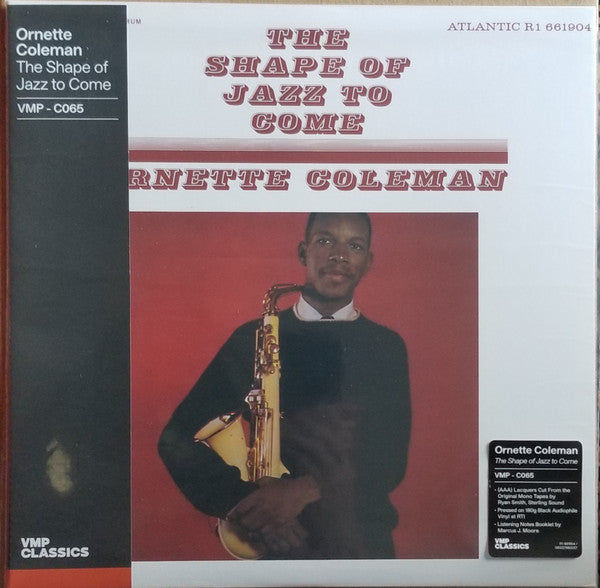 Ornette Coleman - The Shape Of Jazz To Come (1959) - New LP Record 2022 Vinyl Me, Please Atlantic 180 gram Vinyl & Booklet - Jazz / Free Jazz - Shuga Records