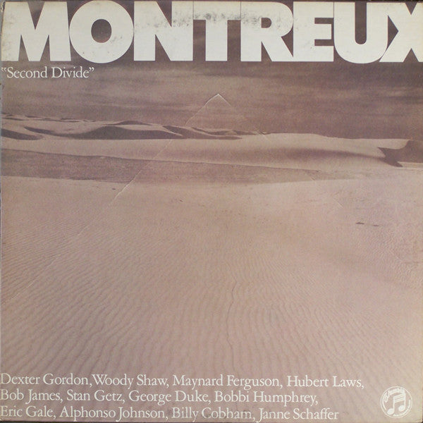Various - Montreux "Second Divide" Recorded in Montreux, Switzerland, July 24, 1977 - New LP Record 1981 Columbia USA Vinyl - Jazz - Shuga Records