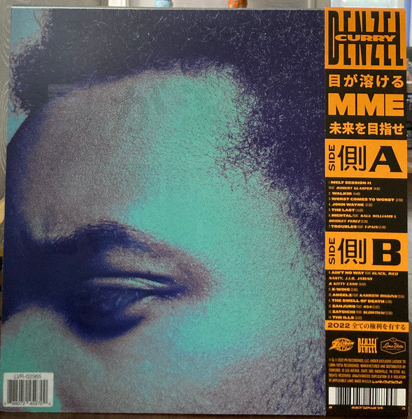 Denzel Curry - Melt My Eyez See Your Future - Mint- LP Record 2022 Loma Vista Blue White Swirl Vinyl & OBI - Hip Hop / Conscious - Shuga Records