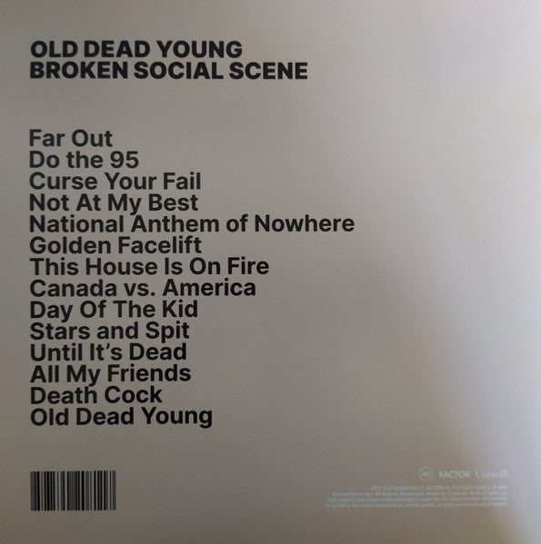 Broken Social Scene - Old Dead Young (B-Sides & Rarities) - New 2 LP Record 2022 Arts & Crafts Canada Vinyl & Download - Rock / Pop - Shuga Records