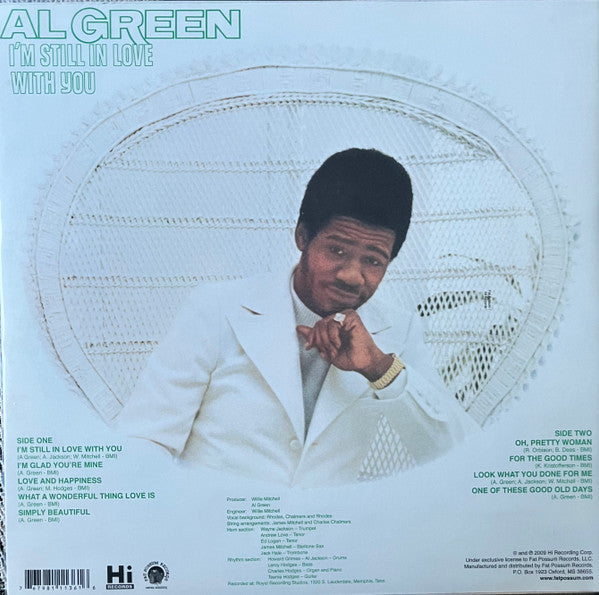 Al Green - I'm Still In Love With You (1972) - New LP Record 2022 Hi Fat Possum Green Smoke Vinyl - Soul / Funk - Shuga Records