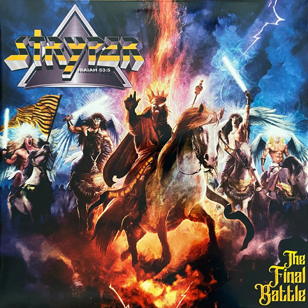 Stryper - The Final Battle - Mint- 2 LP Record 2020 Frontiers Music SRL Yellow Vinyl - Heavy Metal - Shuga Records