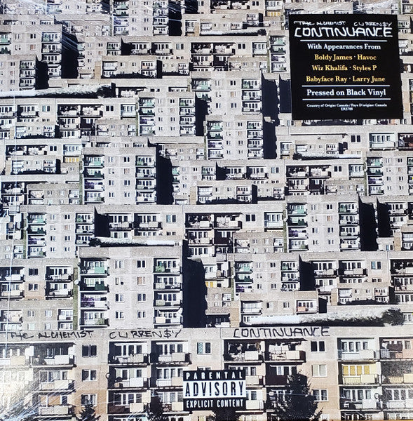 The Alchemist x Curren$y - Continuance - New LP Record 2022 Empire ALC Jet Life Black Vinyl - Hip Hop - Shuga Records