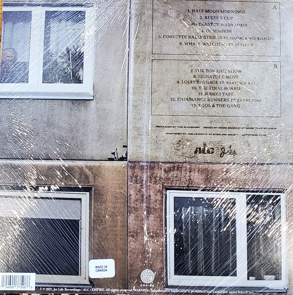 The Alchemist x Curren$y - Continuance - New LP Record 2022 Empire ALC Jet Life Black Vinyl - Hip Hop - Shuga Records