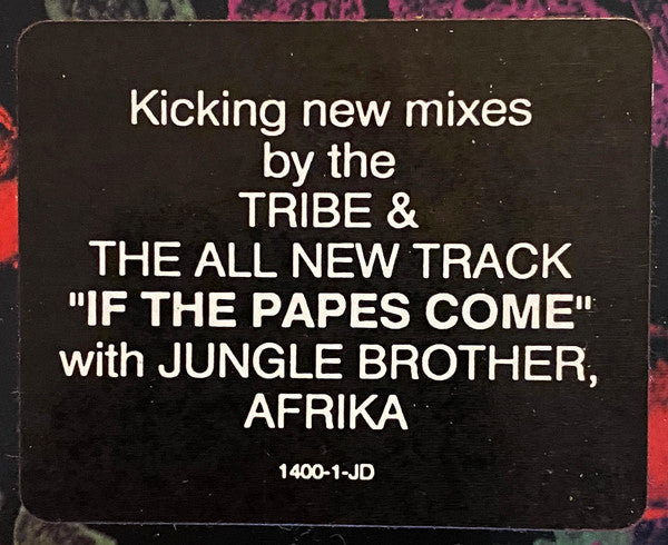 A Tribe Called Quest – Can I Kick It? - VG+ 12" Single Record 1990 Jive USA Promo Vinyl - Hip Hop / Conscious - Shuga Records