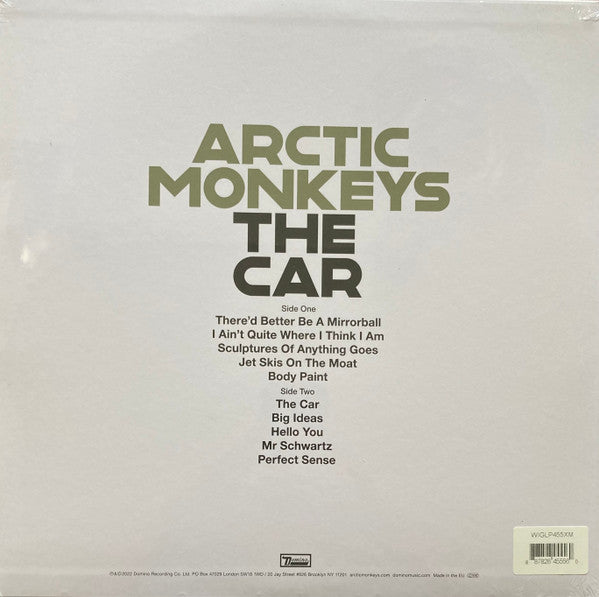 Arctic Monkeys - The Car - Mint- LP Record 2022 Domino Grey Vinyl, Tip-On Mounted Artwork Cover & Download - Alternative Rock / Indie Rock - Shuga Records