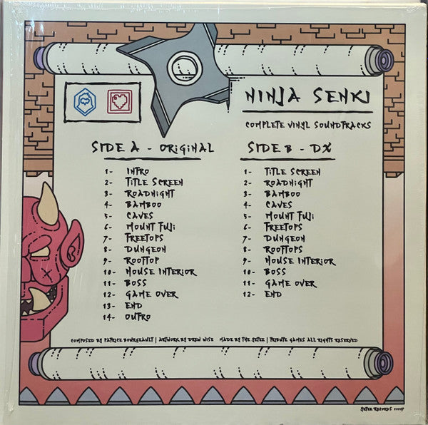 Patrice Bourgeault - Ninja Senki - New LP Record (Opened to Verify) 2017 Yetee Solid Pixel Star Picture Disc 180 gram vinyl & Download - Video Game Music / Chiptune / Soundtrack - Shuga Records