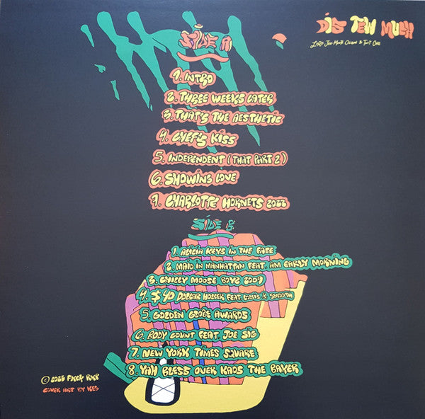 Lord Jah-Monte Ogbon - Dis Tew Much - New LP Record 2022 FXCK RXP Germany Hopefully Golden Shower Yellow Vinyl - Hip Hop / Conscious - Shuga Records