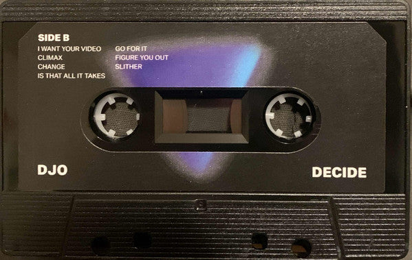 Djo (Joe Keery) - Decide - New Cassette 2022 Self Released Black Tape - Rock / Pop / Stranger Things - Shuga Records