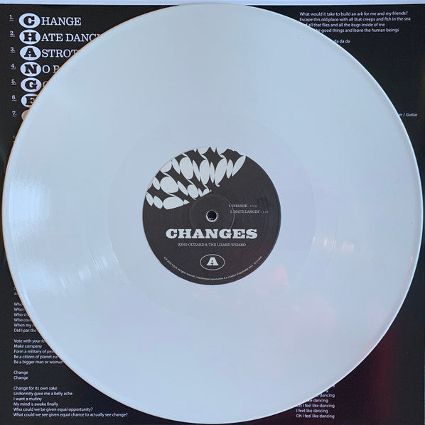 King Gizzard And The Lizard Wizard – Changes - New LP Record 2022 KGLW Tango Edition White Vinyl - Psychedelic Rock - Shuga Records