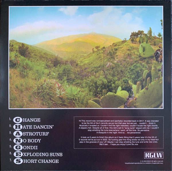 King Gizzard And The Lizard Wizard – Changes - New LP Record 2022 KGLW Tango Edition White Vinyl - Psychedelic Rock - Shuga Records
