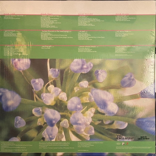 Fiona Apple - Extraordinary Machine (2005) - New 2 LP Record 2022 Epic Sony Vinyl Me Please Agapanthus Green Blue 180 gram Vinyl - Pop Rock / Soft Rock - Shuga Records