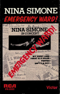Nina Simone - In Concert - Emergency Ward! - Used Cassette 1972 RCA Tape - Soul-Jazz - Shuga Records