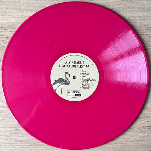 Calvin Harris - Funk Wav Bounces Vol. 2 - Mint- LP Record 2022 Columbia Sony Pink Vinyl - Electronic / Dance-pop / Electro