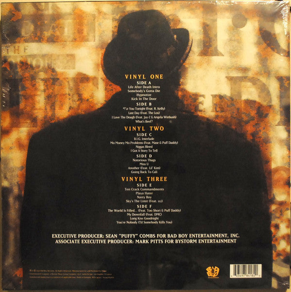 The Notorious B.I.G. - Life After Death (1997) - New 3 LP Record 2022 Bad Boy Europe RARE Silver Vinyl - Hip Hop - Shuga Records