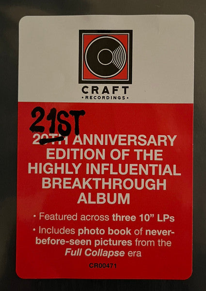 Thursday – Full Collapse 20 (2001) - New 3x 10" LP Record 2022 Craft Recordings USA Vinyl, 7" & Hardcover - Pop Punk / Alternative Rock / Emo