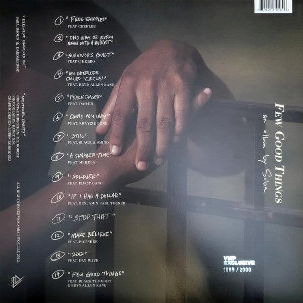 Saba - Few Good Things - New 2 LP Record 2022 Saba Pivot Vinyl Me Please Tan Vinyl & Numbered 0509/2000 - Hip Hop - Shuga Records