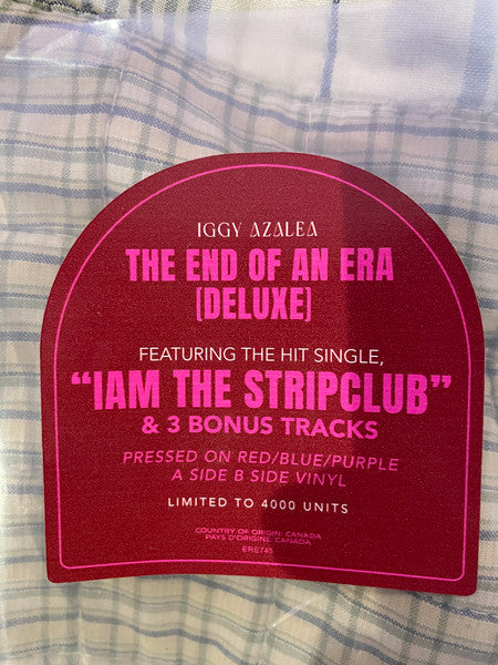 Iggy Azalea - The End Of An Era - New 2 LP Record 2022 Bad Dreams Red, Blue, Purple, Vinyl - Hip Hop / Pop Rap - Shuga Records