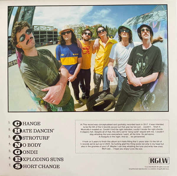 King Gizzard And The Lizard Wizard - Changes - New LP Record 2022 KGLW Recycled Black Wax Vinyl - Psychedelic Rock - Shuga Records