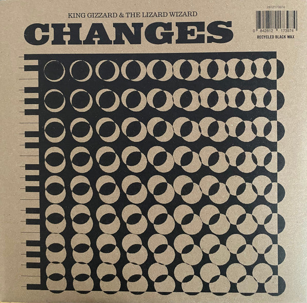King Gizzard And The Lizard Wizard - Changes - New LP Record 2022 KGLW Recycled Black Wax Vinyl - Psychedelic Rock - Shuga Records