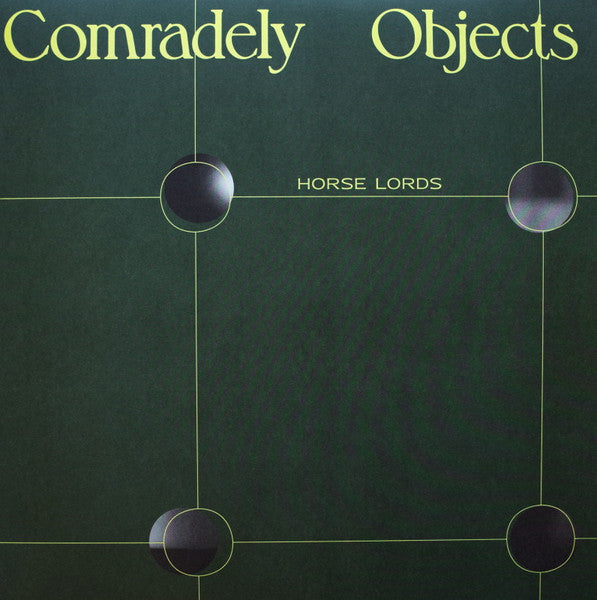 Horse Lords - Comradely Objects - New LP Record 2022 RVNG Intl. White Vinyl & Download - Math Rock / Krautrock / Experimental - Shuga Records