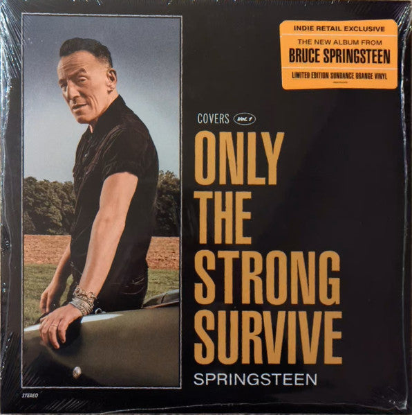Bruce Springsteen - Only The Strong Survive (Covers Vol. 1) - New 2 LP Record 2022 Columbia Sundance Orange Vinyl & Poster - Pop Rock / Classic Rock - Shuga Records