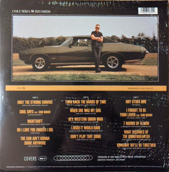 Bruce Springsteen - Only The Strong Survive (Covers Vol. 1) - New 2 LP Record 2022 Columbia Sundance Orange Vinyl & Poster - Pop Rock / Classic Rock - Shuga Records