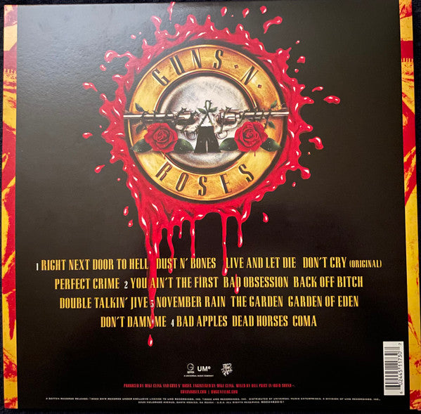 Guns N' Roses - Use Your Illusion I (1991) - New 2 LP Record 2022 Geffen Uzi Suicide 180 gram Vinyl & Insert - Hard Rock / Heavy Metal - Shuga Records