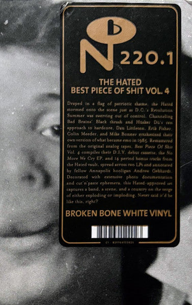 The Hated - Best Piece of Shit Vol. 4 - New 2 LP Record 2022 Numero Broken Bone White Vinyl - Punk / Emo / Hardcore - Shuga Records