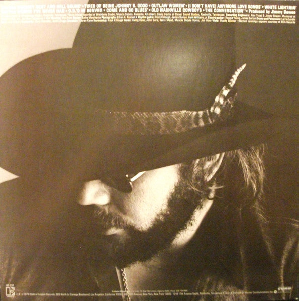 Hank Williams Jr. - Whiskey Bent And Hell Bound - VG+ LP Record 1979 Elektra Curb USA Vinyl - Country - Shuga Records