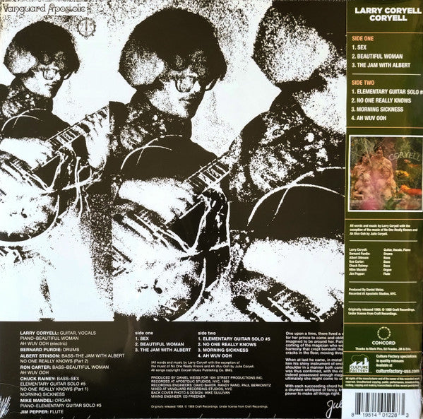 Larry Coryell - Coryell (1969) - Mint- LP Record Store Day Black Friday 2022 Culture Factory RSD Rose Vinyl - Jazz / Psychedelic Rock - Shuga Records