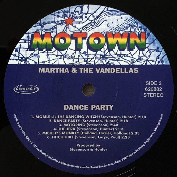 Martha And The Vandellas - Dance Party (1965) - Mint- LP Record
