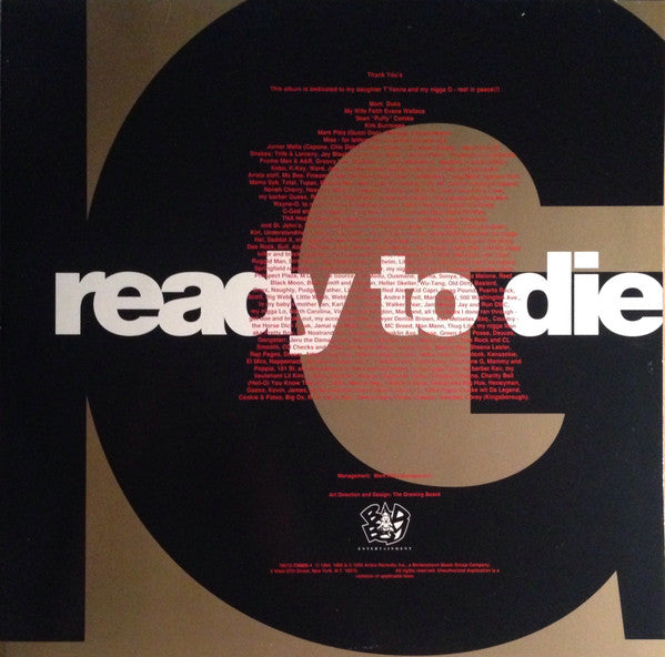 The Notorious B.I.G. - Ready To Die - VG+ 2 LP Record 1995 Bad Boy USA Original Press Vinyl - Hip Hop / Gangsta / Boom Bap - Shuga Records