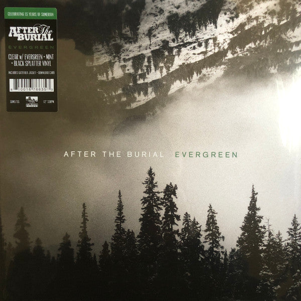 After The Burial - Evergreen (2019) - Mint- LP Record 2022 Sumerian Clear w/Evergreen/Mint/Black Splatter Vinyl - Metalcore / Deathcore / Progressive Metal - Shuga Records