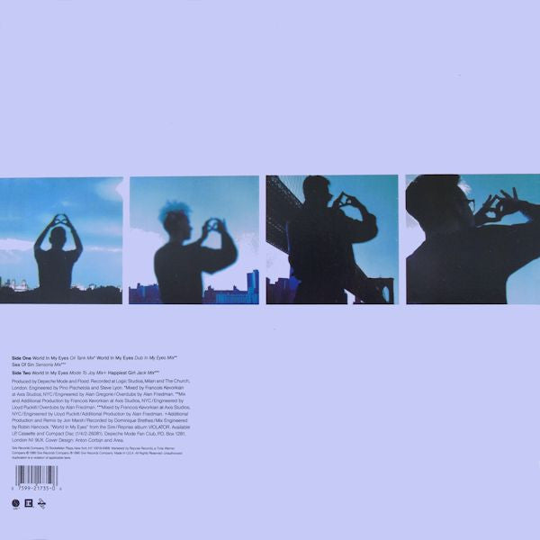 Depeche Mode – World In My Eyes / Happiest Girl / Sea Of Sin - VG+ 12" Single Record 1990 Sire Reprise Mute Original Vinyl - Synth-pop / House - Shuga Records