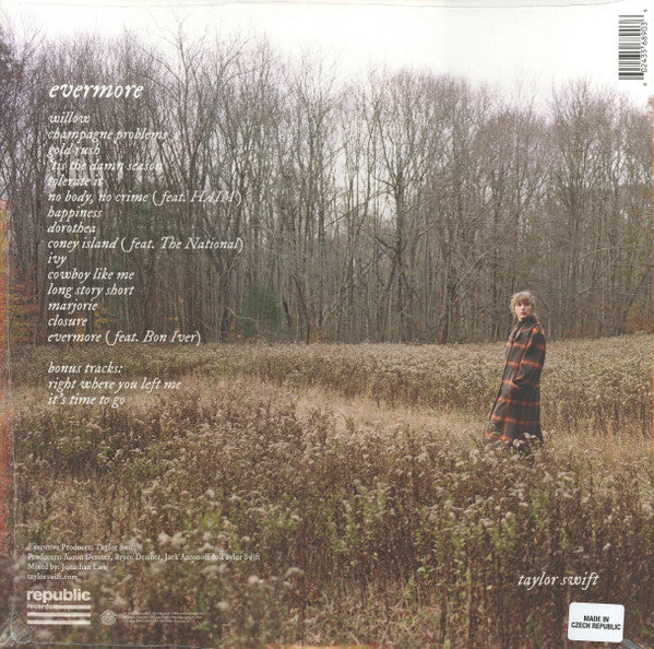 Taylor Swift – Evermore - New 2 LP Record 2021 Republic Target Exclusive Red Vinyl - Pop Rock - Shuga Records