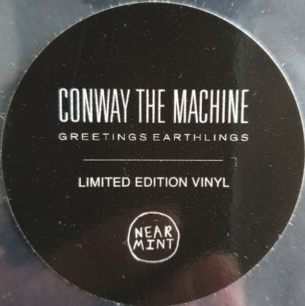 Conway The Machine - Greetings Earthlings - New LP Record 2022 Near Mint USA Black Vinyl - Hardcore Hip-Hop - Shuga Records