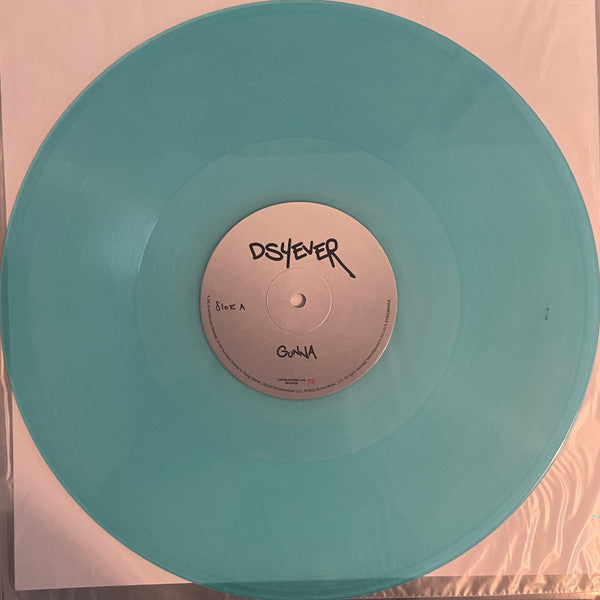 Gunna - DS4EVER - Mint- 2 LP Record 2022 Young Stoner Life 300 Entertainment Icy Blue Vinyl & Insert - Hip Hop / Trap - Shuga Records