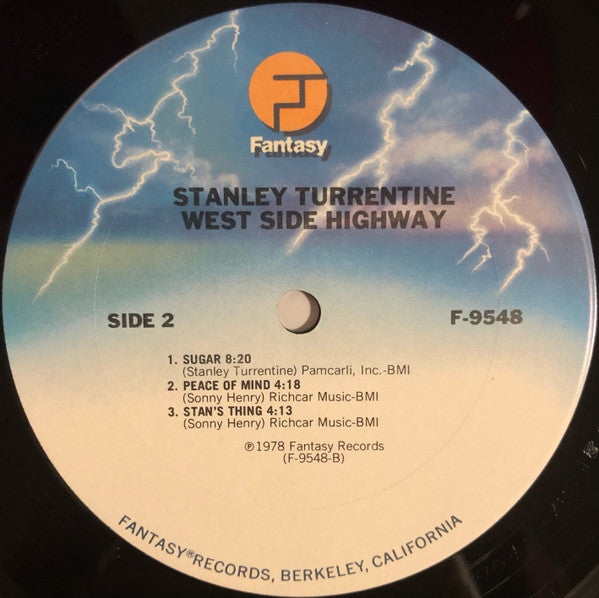 Stanley Turrentine - West Side Highway - VG+ LP Record 1978 Fantasy USA Vinyl - Jazz-Funk / Smoth Jazz / Smooth Jazz - Shuga Records