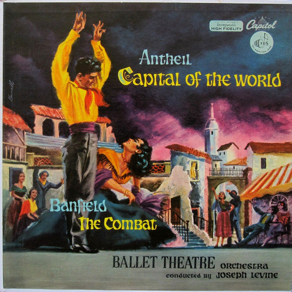 George Antheil / Joseph Levine - Raffaello de Banfield - Capital Of The World The Combat - VG+ LP Record 1954 Capitol FDS Original Mono Vinyl - Classical - Shuga Records