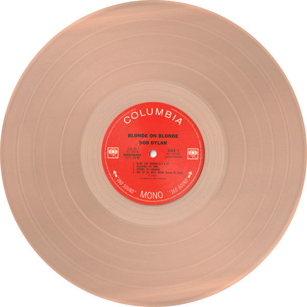 Bob Dylan - Blonde On Blonde (1966) - New 2 LP Record 2022 Columbia Vinyl Me Please Mono Clear Blonde Vinyl & Booklet - Classic Rock / Folk Rock - Shuga Records
