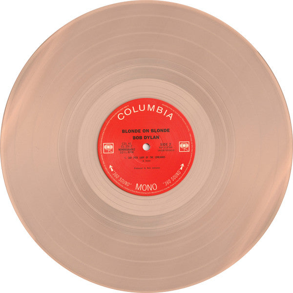 Bob Dylan - Blonde On Blonde (1966) - New 2 LP Record 2022 Columbia Vinyl Me Please Mono Clear Blonde Vinyl & Booklet - Classic Rock / Folk Rock - Shuga Records