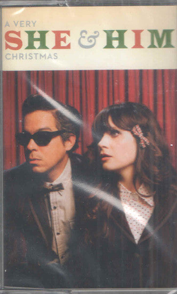 She & Him - A Very She & Him Christmas (2011) - New Cassette 2022 Merge Gold Tape - Pop / Holiday - Shuga Records
